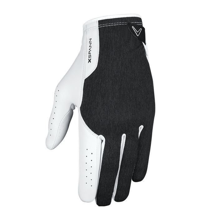 Gloves Callaway X-Spann Mens Golf Glove 2019 MLH White/Black S