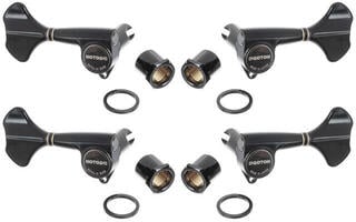 Stemmechanieken voor basgitaar Gotoh GB707 2L/2R Black Stemmechanieken voor basgitaar
