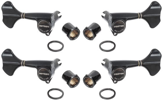 Stemmechanieken voor basgitaar Gotoh GB707 2L/2R Black Stemmechanieken voor basgitaar - 1