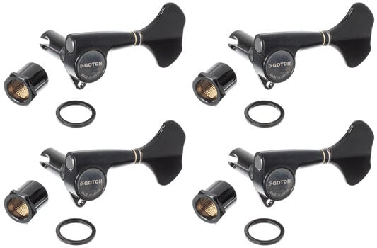 Stemmechanieken voor basgitaar Gotoh GB707 4L Black Stemmechanieken voor basgitaar - 1