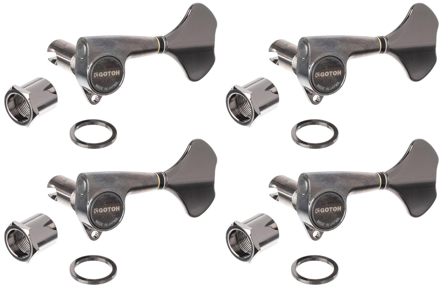 Štimer za bas gitaru Gotoh GB707 4L Cosmo Black Štimer za bas gitaru
