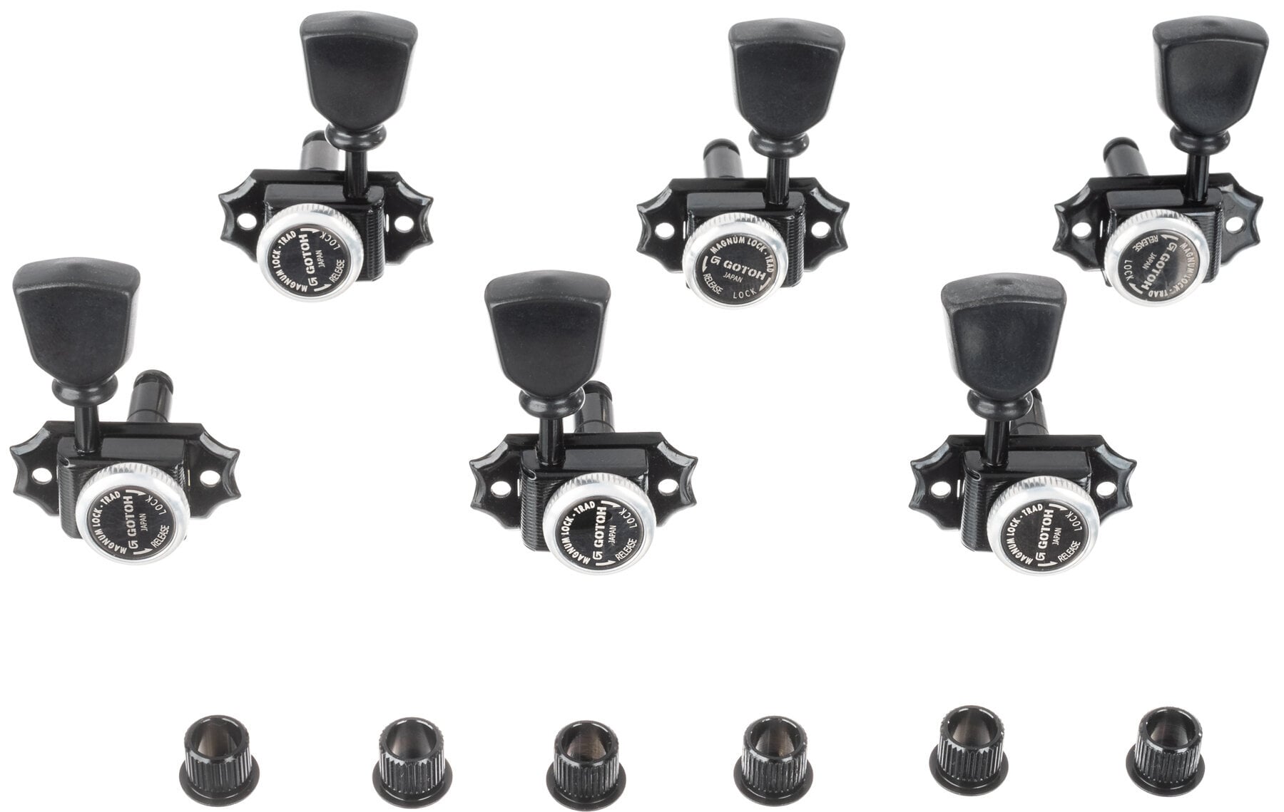 Ladiaca mechanika pre gitaru Gotoh SD90-MGT-SLB-B-3L/3R Black Ladiaca mechanika pre gitaru