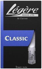 Clarinet Reed Legere Classic Bb BB2.50 Clarinet Reed