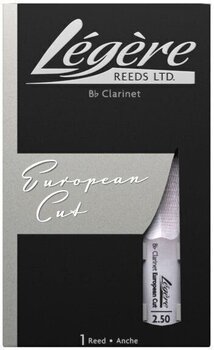 Klarinet reed Legere European Cut Bb BBES2.50 Klarinet reed - 1