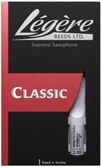 Soprano Saxophone Reed Legere Classic SS2.00 Soprano Saxophone Reed