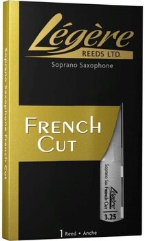 Тръстикова пластинка за сопрано саксофон Legere French Cut SSF3.25 Тръстикова пластинка за сопрано саксофон - 1