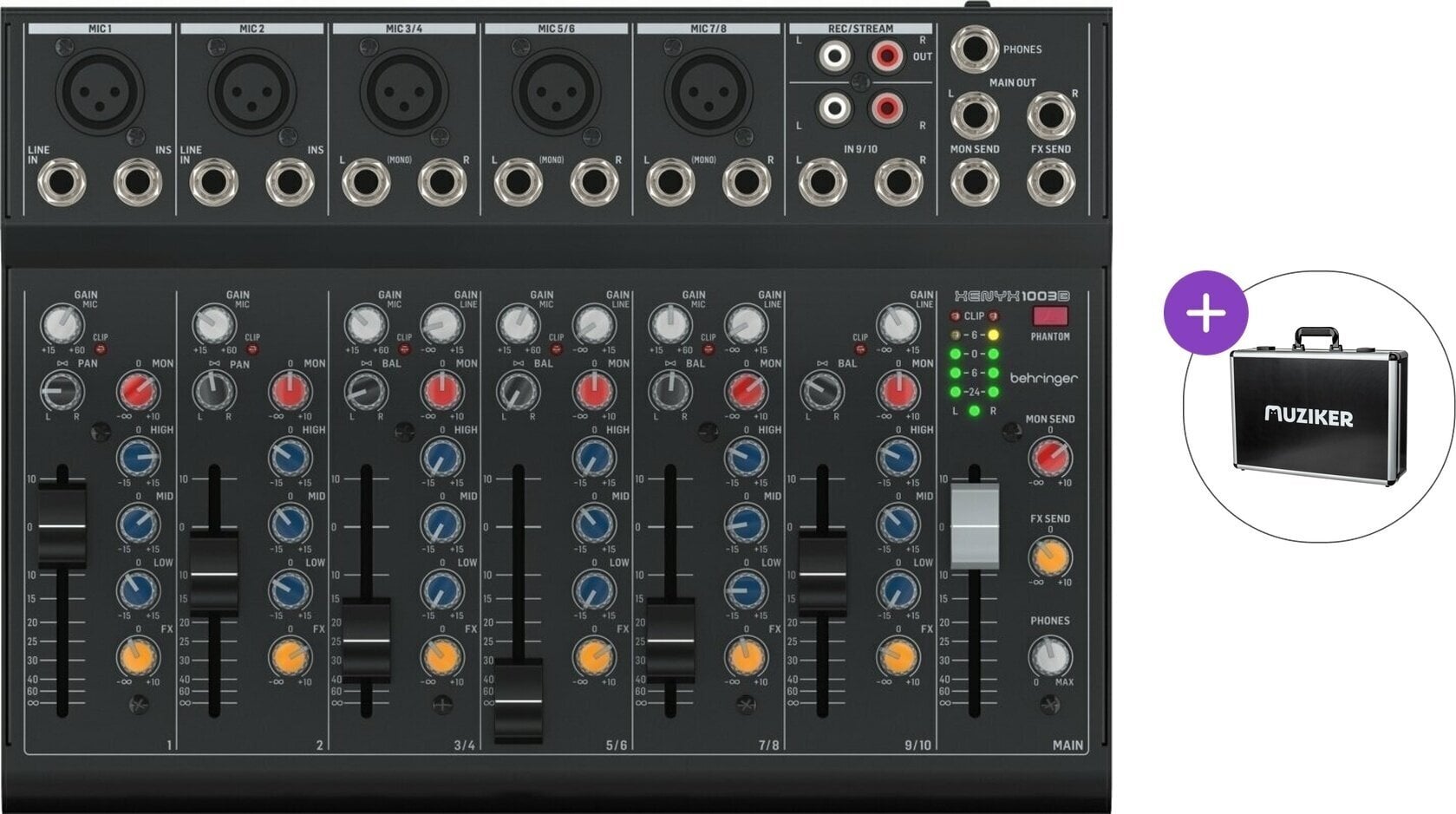 Mikser analogowy Behringer Xenyx 1003B Basic SET Mikser analogowy