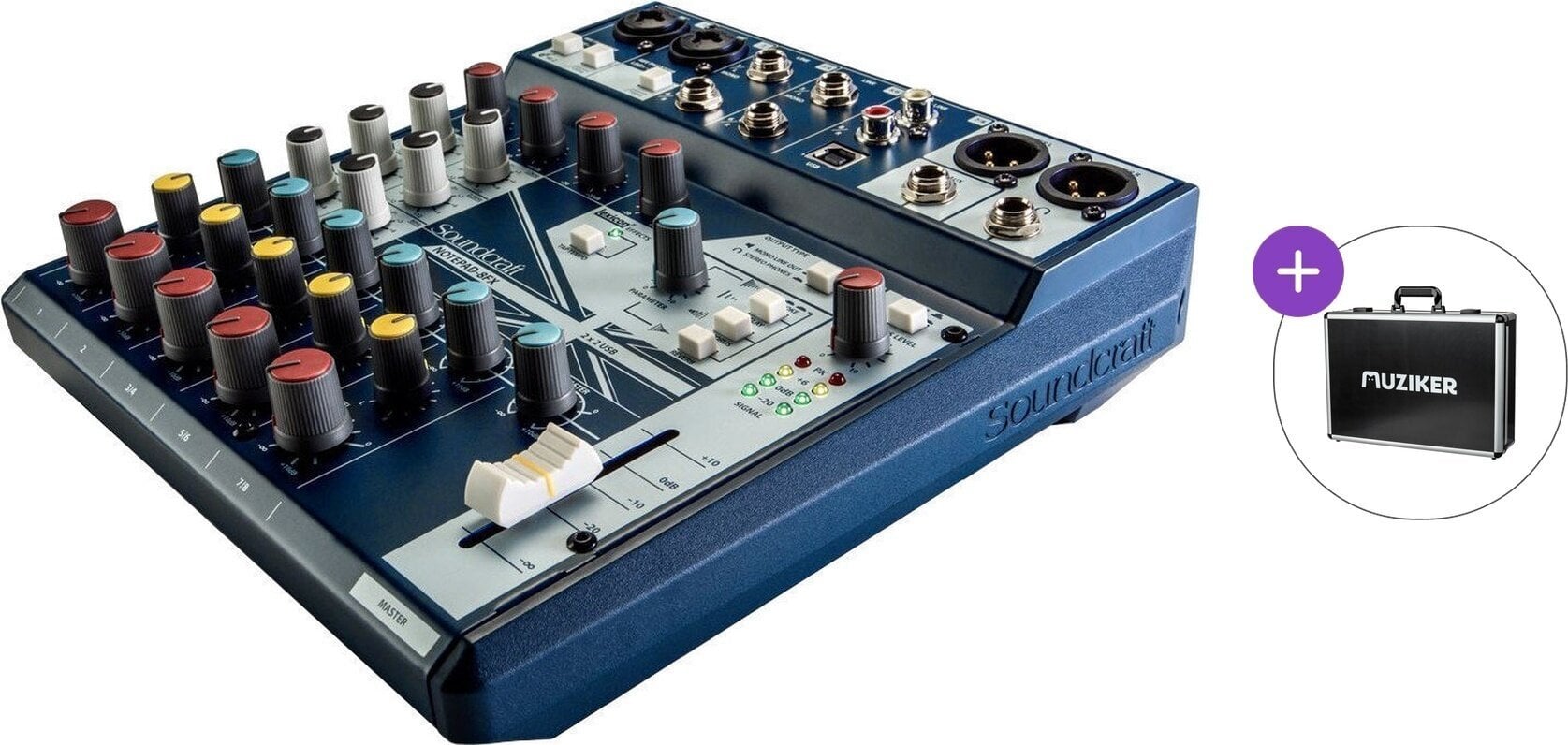 Analogni mix pult Soundcraft Notepad-8FX Basic SET Analogni mix pult