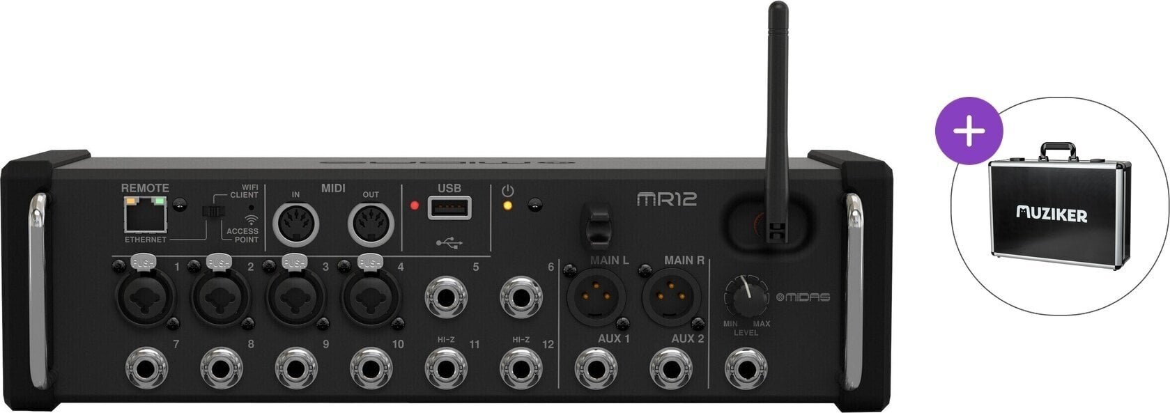 Digitalmischpult Midas MR12 Basic SET Digitalmischpult
