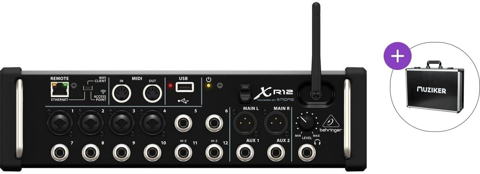 Table de mixage numérique Behringer X AIR XR12 Basic SET Table de mixage numérique