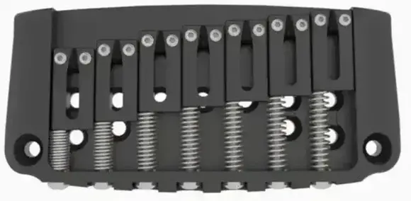 Guitar Bridge Hipshot 7 String Ibby HM Black Guitar Bridge - 1