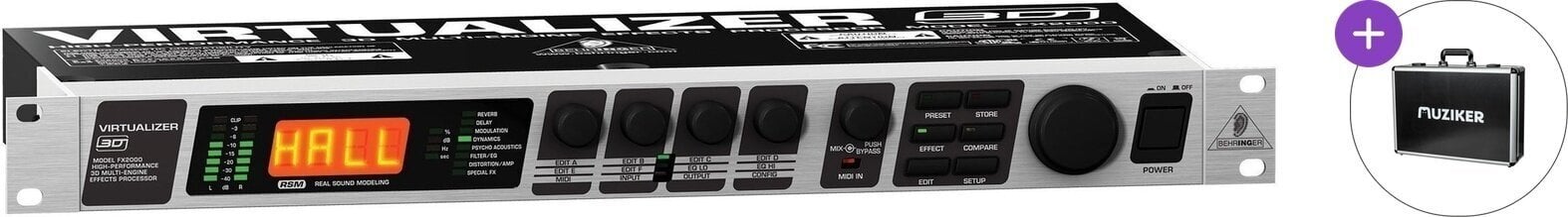 Мульти-ефект процесор Behringer FX2000 Virtualizer 3D Basic SET Мульти-ефект процесор