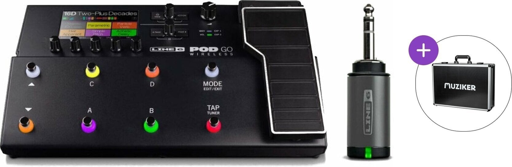 Gitarski multiefekt Line6 Pod GO Wireless Basic SET Gitarski multiefekt