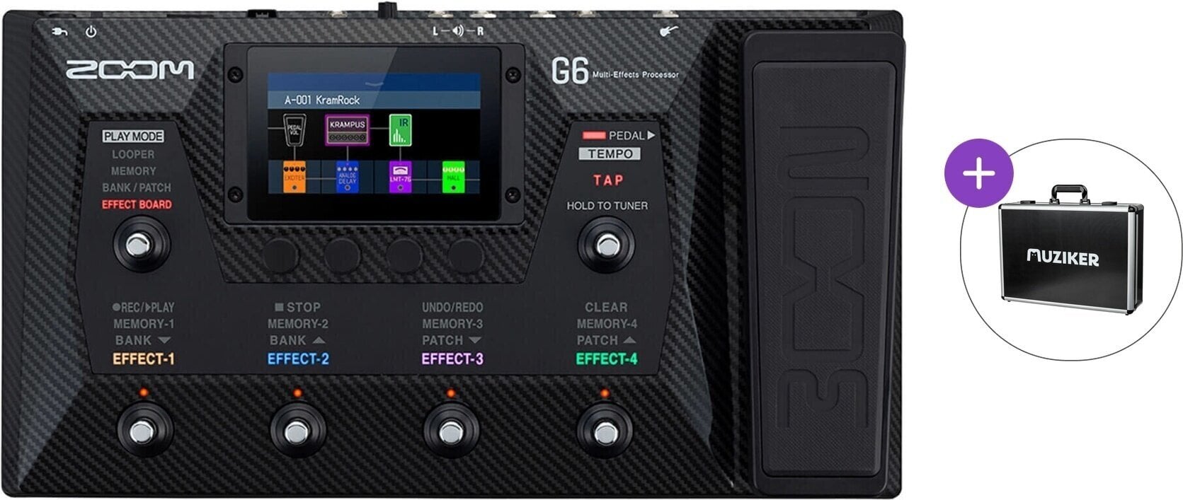 Gitaar multi-effect Zoom G6 Basic SET Gitaar multi-effect