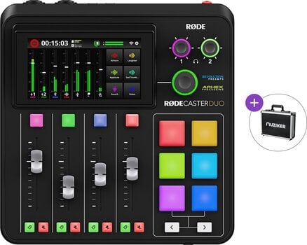 Tables de mixage podcast Rode RODECaster Duo Basic SET Black Tables de mixage podcast - 1