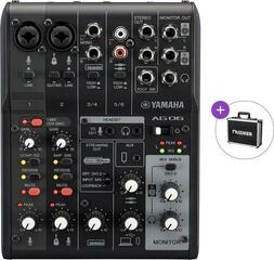 Mikser analogowy Yamaha AG06 MK2 BK Basic SET Mikser analogowy