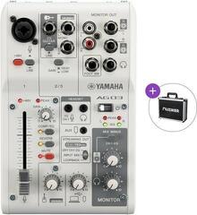 Аналоговий мікшер Yamaha AG03 MK2 WH Basic SET Аналоговий мікшер