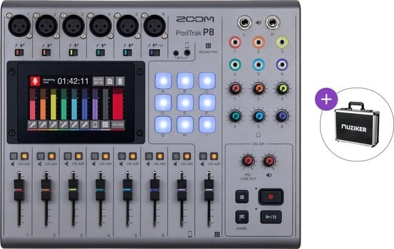 Mikser podcastów Zoom PodTrak P8 Basic SET Mikser podcastów - 1