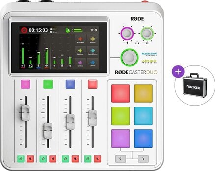 Tables de mixage podcast Rode RODECaster Duo WH Basic SET White Tables de mixage podcast - 1