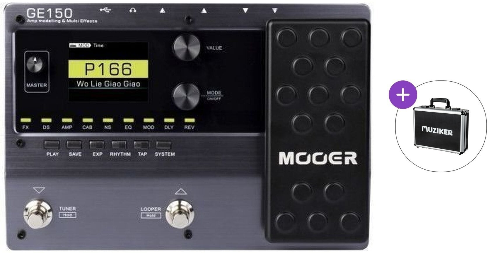 Gitarski multiefekt MOOER GE 150 Basic SET Gitarski multiefekt