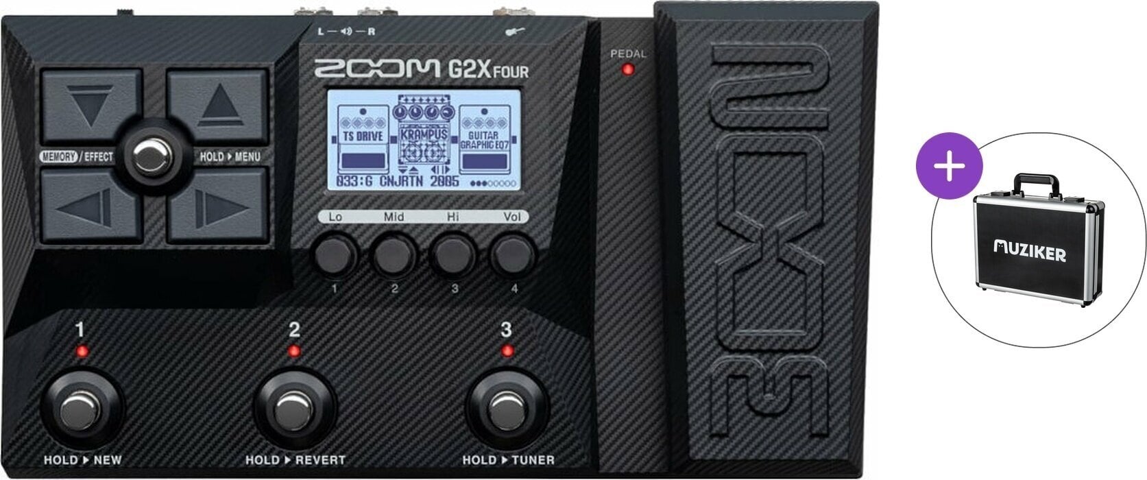 Gitarski multiefekt Zoom G2x Four Basic SET Gitarski multiefekt