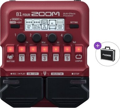 Basszusgitár multieffekt Zoom B1 Four Basic SET Basszusgitár multieffekt - 1