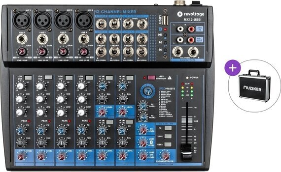 Mikser analogowy Revoltage MX12-USB Basic SET Mikser analogowy - 1