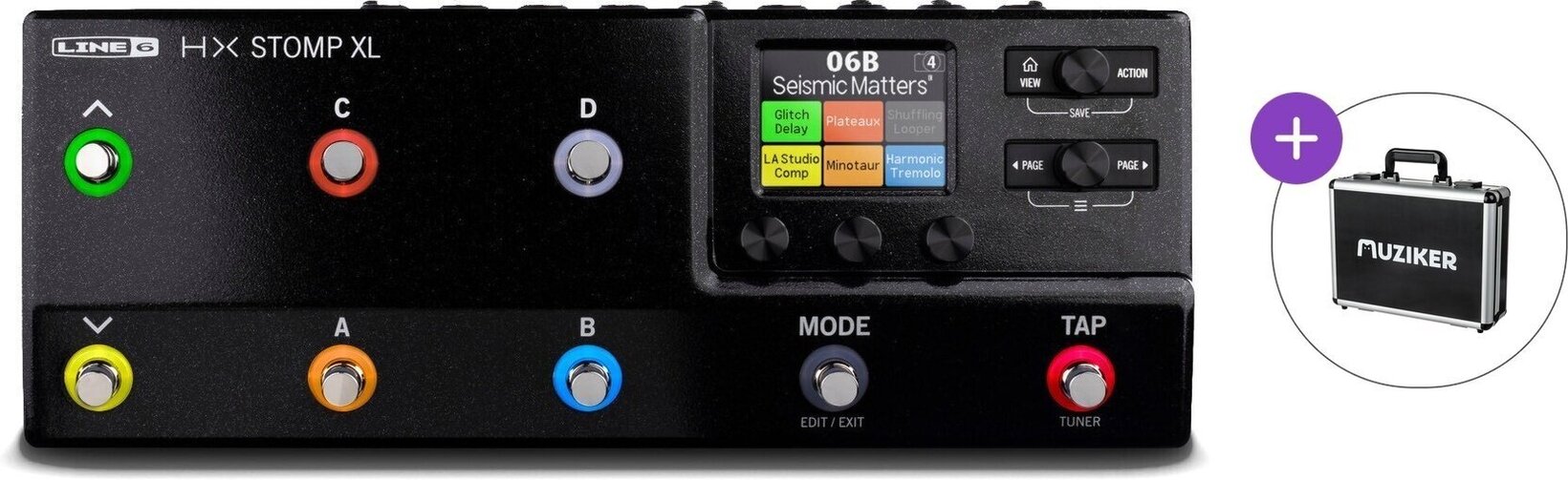 Line6 HX Stomp XL - INTL Basic SET Гітарний мультиефект - Muziker