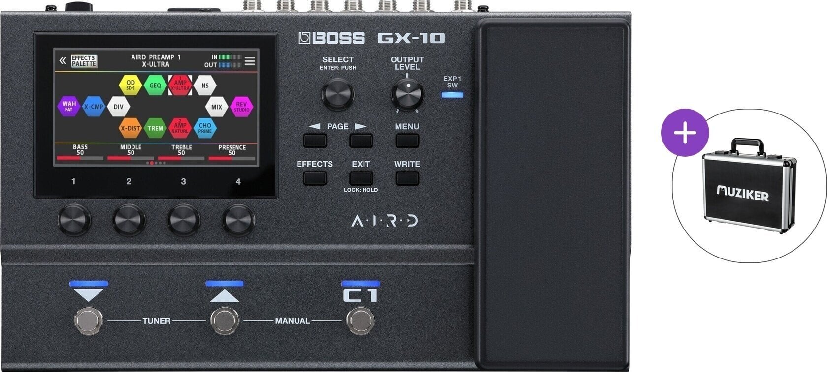 Multiefekt gitarowy Boss GX-10 Basic SET Multiefekt gitarowy