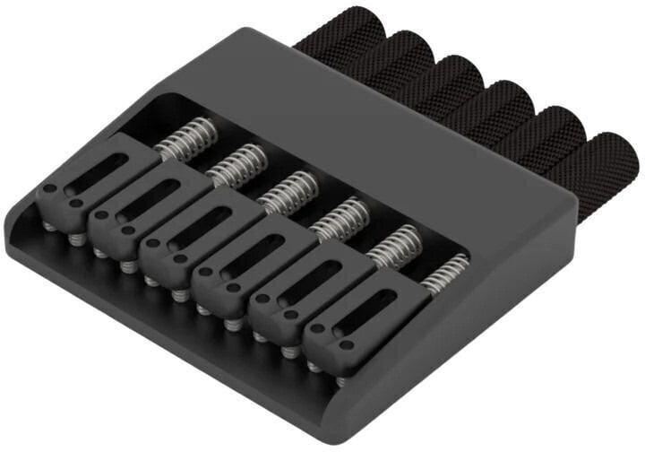 Guitar Bridge Hipshot 6 String headless guitar fixed Black Guitar Bridge