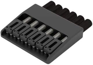 Gitarrenbrücke Hipshot 6 String headless guitar fixed Black Gitarrenbrücke