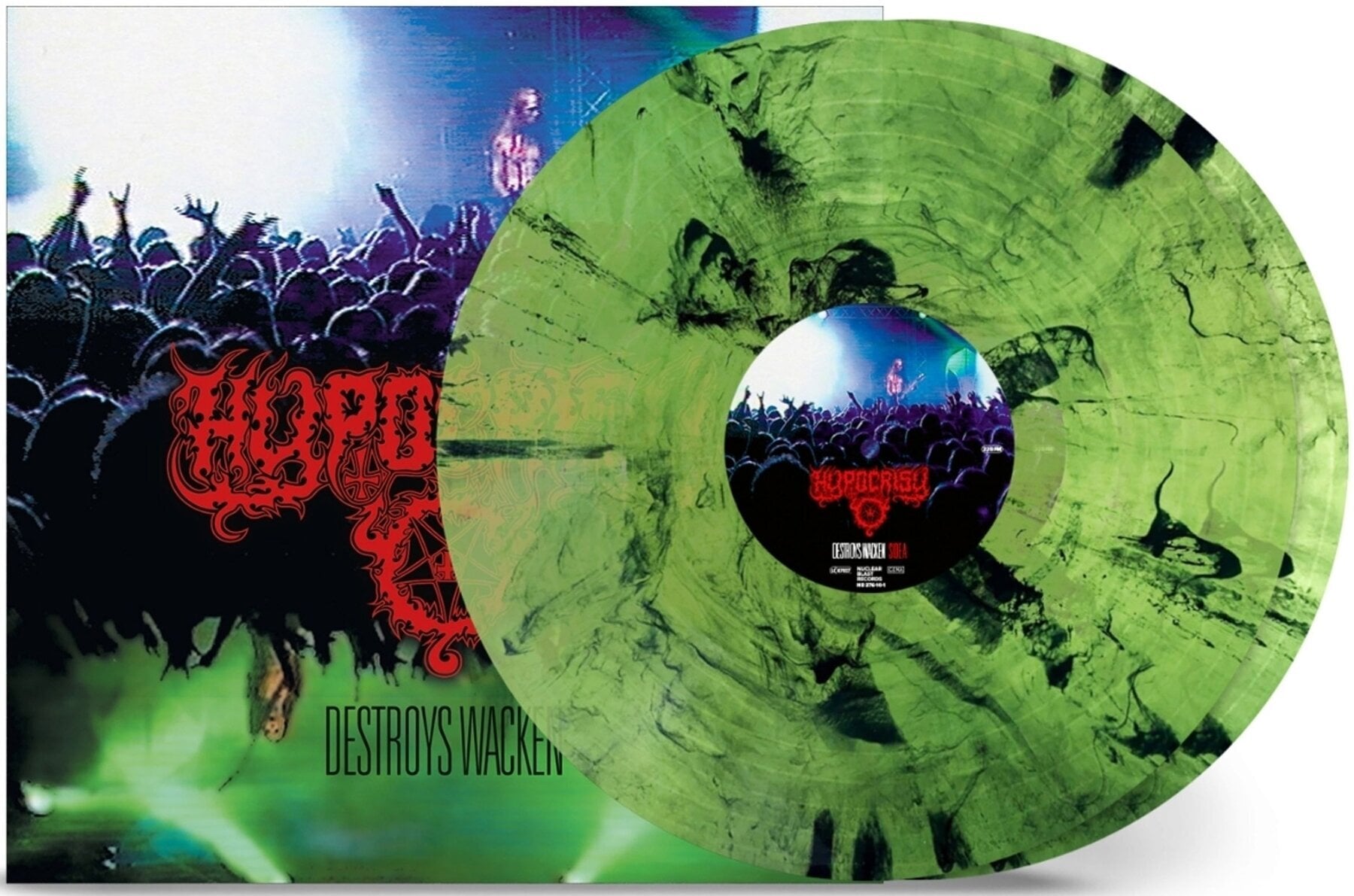 Vinüülplaat Hypocrisy - Destroys Wacken (Gatefold Sleeve) (Galaxy Smoke Marbled Coloured) (2 LP)