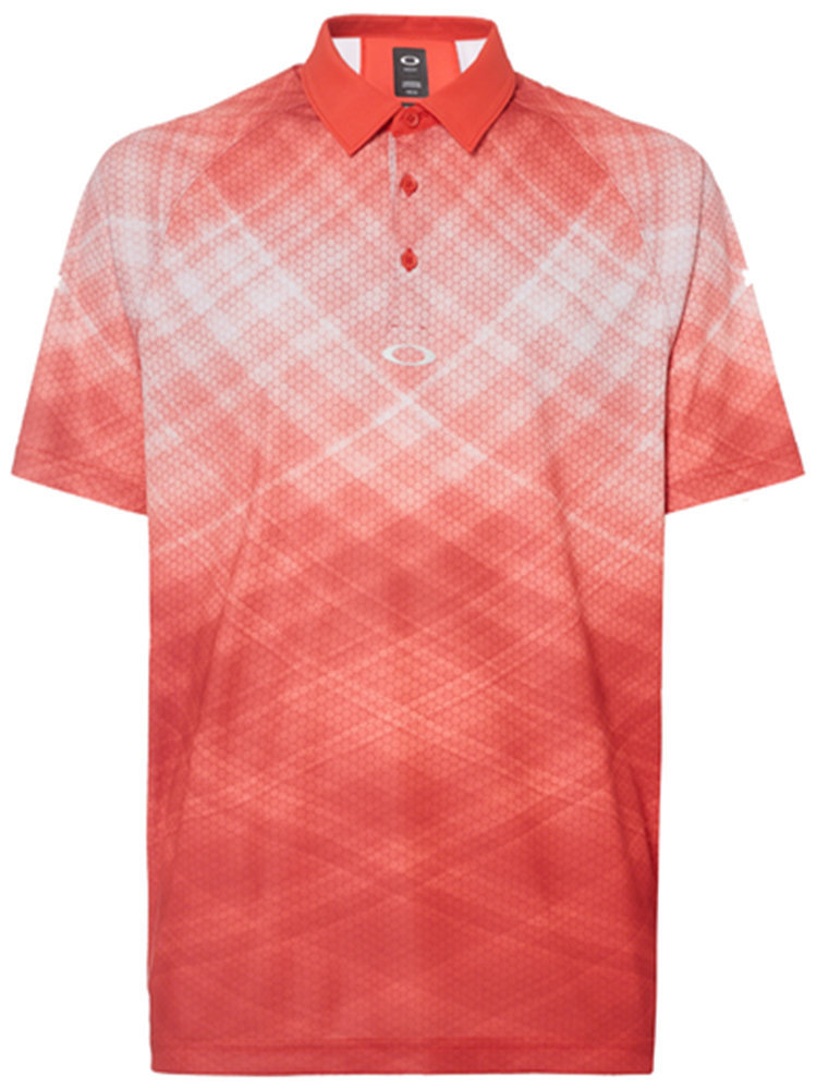 Chemise polo Oakley Barkie Gradient Fire Red M