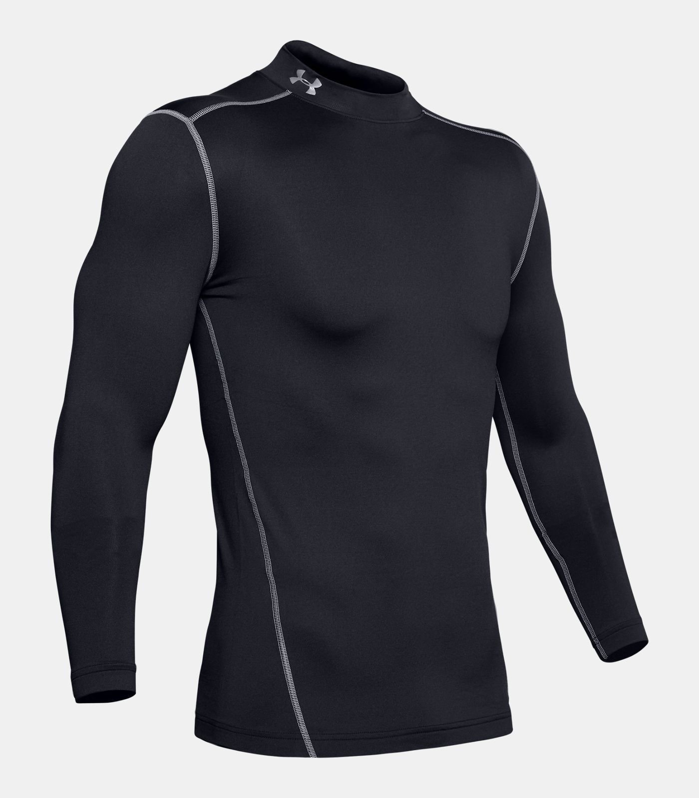 Thermo ondergoed Under Armour ColdGear Compression Mock Black/Steel S