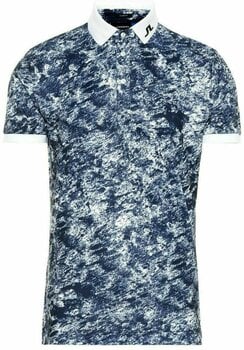 Риза за поло J.Lindeberg Tour Tech Slim Mens Polo Shirt Blue/Ocean Camou XL - 1
