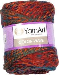 Strickgarn Yarn Art Color Wave 110 Blue Red Green Strickgarn
