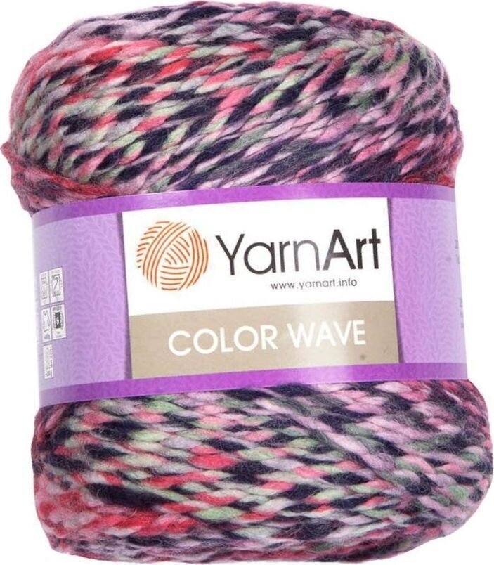 Strickgarn Yarn Art Color Wave 112 Pink Purple Strickgarn