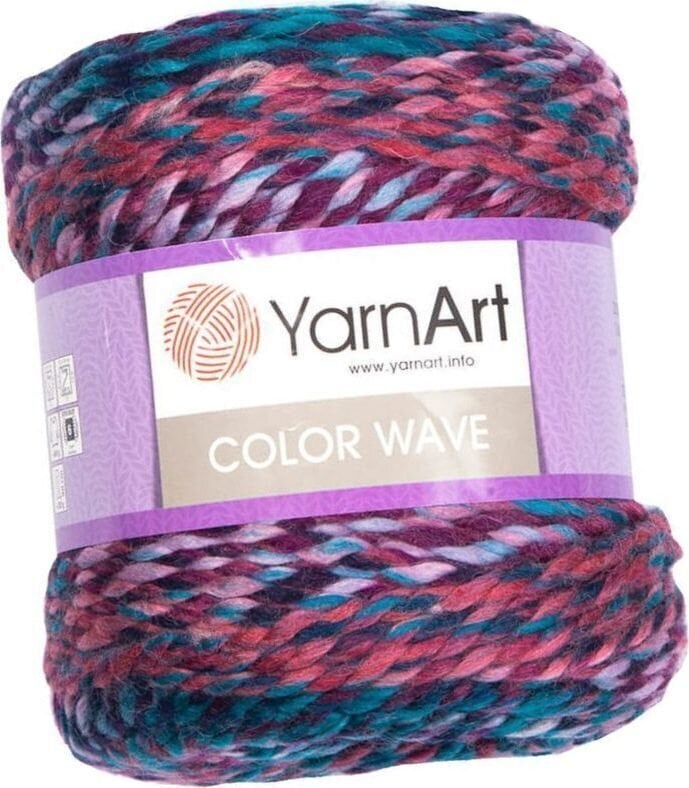 Strickgarn Yarn Art Color Wave 116 Purple Pink Blue Strickgarn