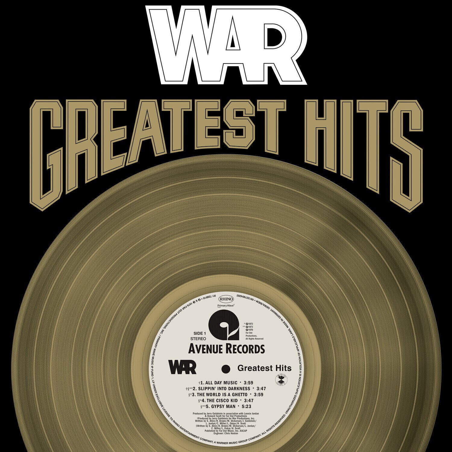 LP ploča War - Greatest Hits (180 g) (LP)