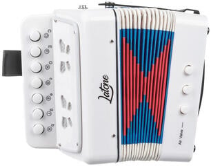 Harmonika s gumbima Latone Akordino Harmonika s gumbima White