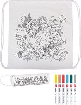 Výtvarná a kreativní sada Knorr Prandell Sports Bag & Pencil Case Seaworld - 1