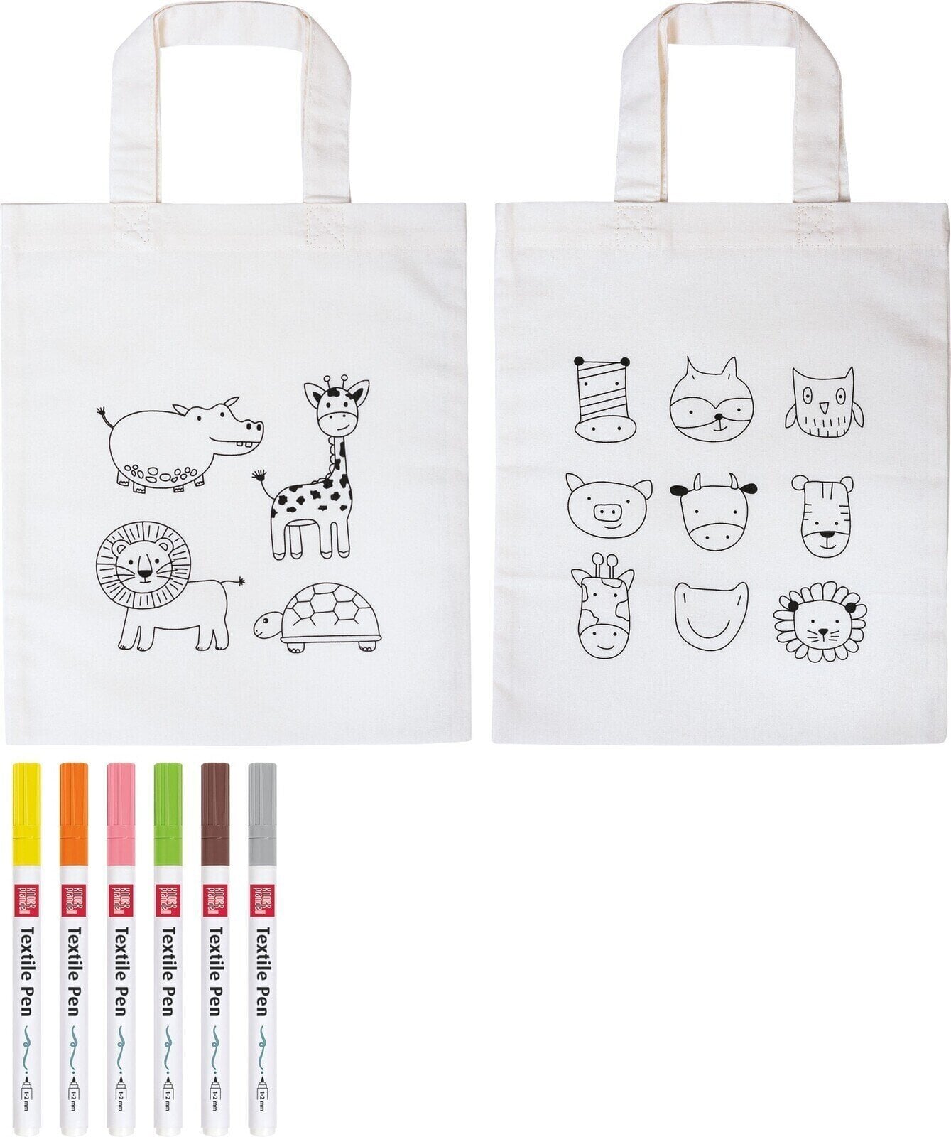 Výtvarná a kreativní sada Knorr Prandell Children's Bags Animals & Zoo