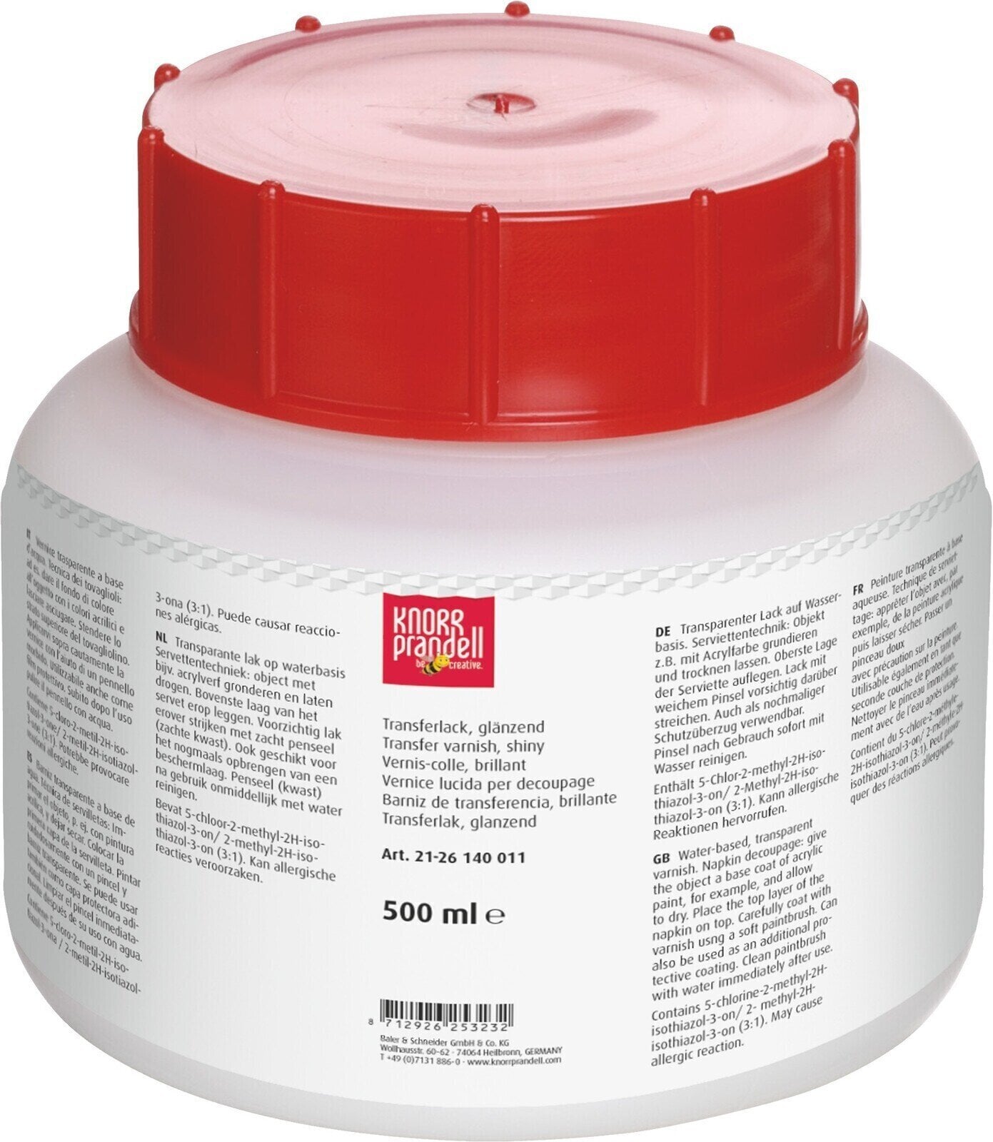 Peindre Knorr Prandell 2126140011 Peindre 500 ml Transparent