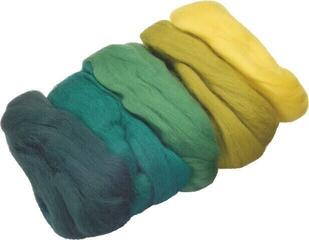 Matériau Knorr Prandell 212506306 Feutre Yellow, Petrol, Green, Lime Green, Fir Green 50 g 1
