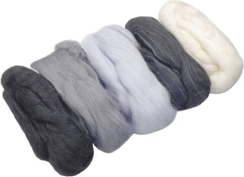 Materiál Knorr Prandell 212506309 plst White, Grey, Dark Grey, Light Grey, Platinum Grey 50 g 1 - 1