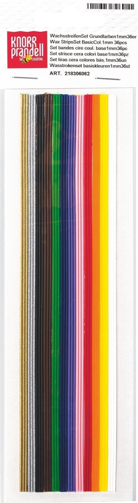 Küünalde tootmine Knorr Prandell 218306062 Wax Stripes Basic Colors 36
