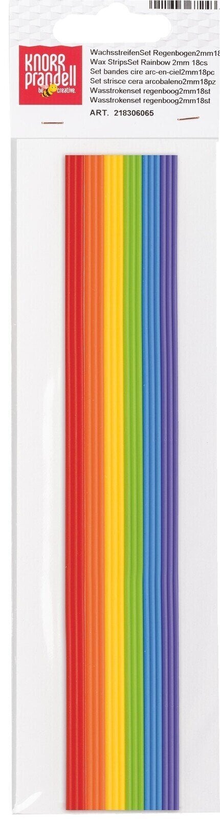 Küünalde tootmine Knorr Prandell 218306065 Wax Stripes Rainbow 18