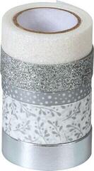 Materiaal Heyda 203584520 Decoratieve tape Silver Effect Mix 1