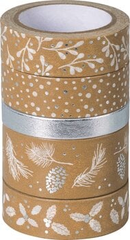 Materiál Heyda 203584528 Dekoratívna páska Silver Natural 1 - 1