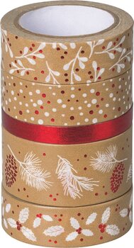 Materiale Heyda 203584529 Decorative Tape Red Natural 1 - 1